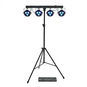 Lichtanlage E-Lektron POWER-BAR 4-Fach LED Strahler Lichteffekt