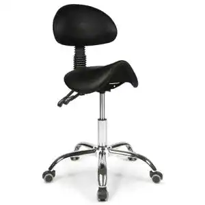Sattelstuhl Dunimed Ergonomischer Sattelhocker mit Rückenlehne