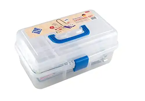 Laubsäge-Set Pebaro 640 640-Laubsägebox im Plastikkoffer, bunt