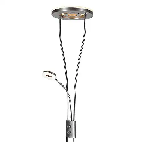 Deckenfluter LHG Moderner LED mit Lesearm, drehbarer Innenring