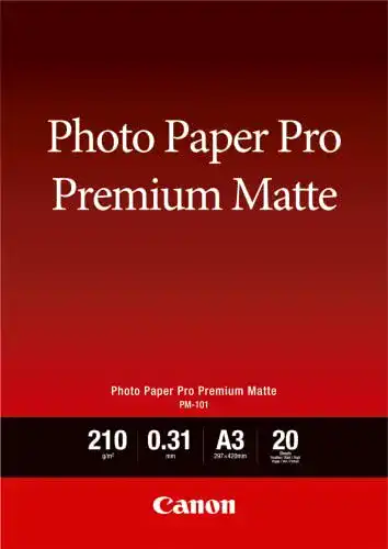 Fotopapier A3 Canon Fotopapier PM-101 Premium matt, 20 Blatt