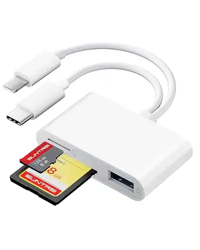 SD-Kartenleser iPhone SUNTRSI SD/Micro-SD-Kartenleser