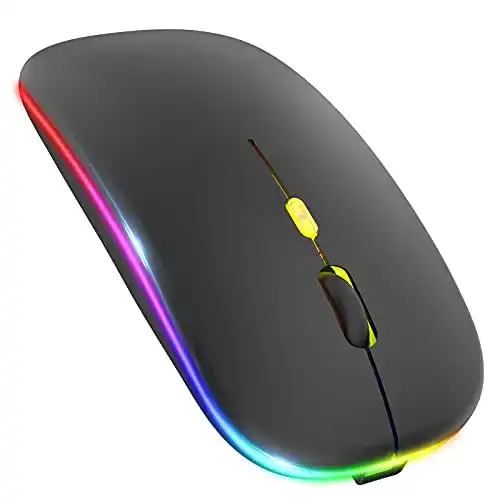 Funkmaus PASONOMI Aktualisierung PC Maus Kabellose, LED