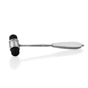 Reflexhammer nach Dejerine mit Nadel, Metall mit Gummieinsätzen