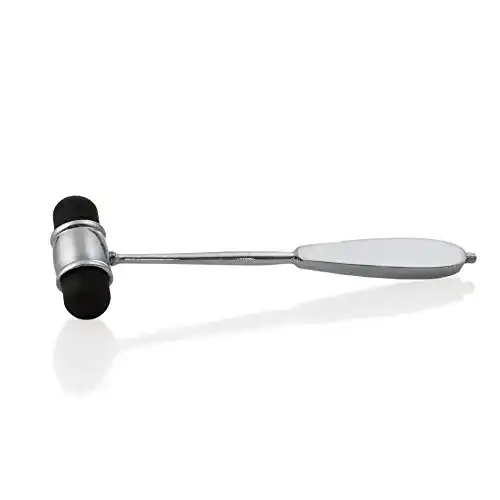 Reflexhammer nach Dejerine mit Nadel, Metall mit Gummieinsätzen