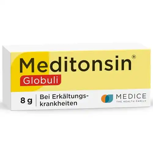 Globuli Meditonsin 8g, bei Erkältung, Husten & Schnupfen
