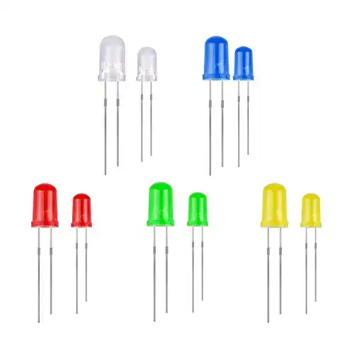 Leuchtdioden HIMETSUYA 200 Stück LEDs Set 3mm/5mm