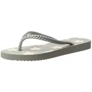 Flip-Flops Damen flip*flop Slim*Star 30057, Zehentrenner, Grau