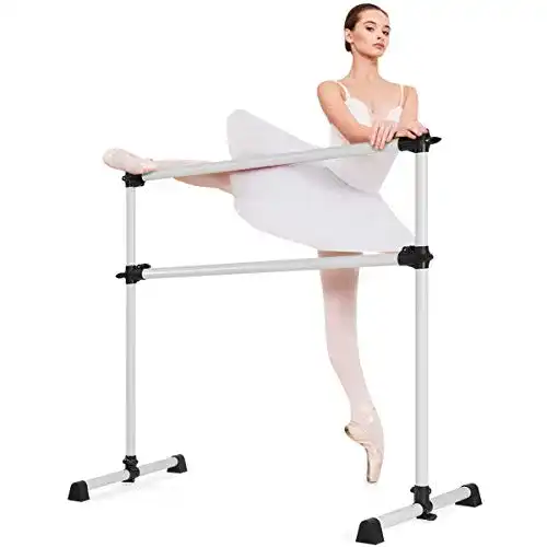 Ballettstange COSTWAY freistehend, Ballet Bar höhenverstellbar