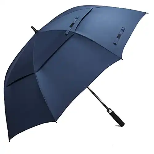 Golfschirm PROSPO Golf Regenschirm 62/68 Inch Groß Automatisch Winddicht Doppelter Bespannung Übergroßer Stockbelüfteter Regenschirm