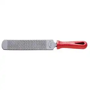 Hufraspel DICK mit Griff Länge 200x40x5 mm, roter Griff