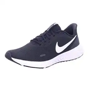 Laufschuhe Nike Herren Revolution 5 Sneaker, Schwarz Black White