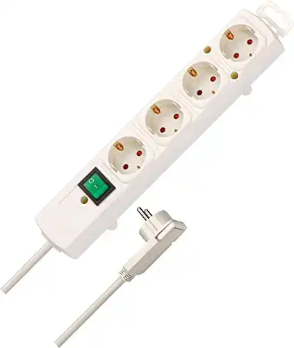 Steckdosenleiste mit Flachstecker Brennenstuhl Comfort-Line Plus