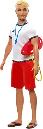Barbie-Ken Barbie FXP04 Berufe Ken Puppe Rettungsschwimmer