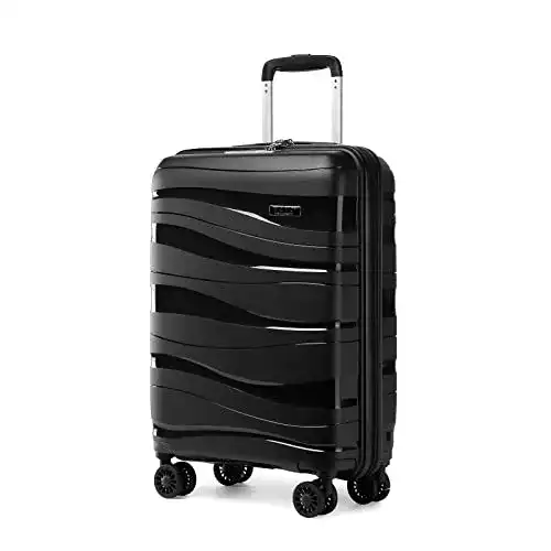 Kono-Koffer KONO Trolley Koffer Mittelgroß Leicht Hartschale