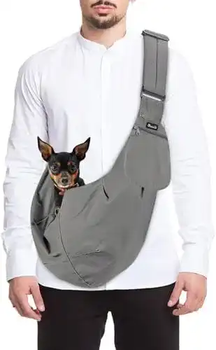 Hunderucksack SlowTon Tragetuch Hund, mit Fronttasche