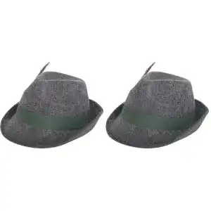 Jagdhüte Folat Tiroler Wolle Hat mit Feder (One Size)