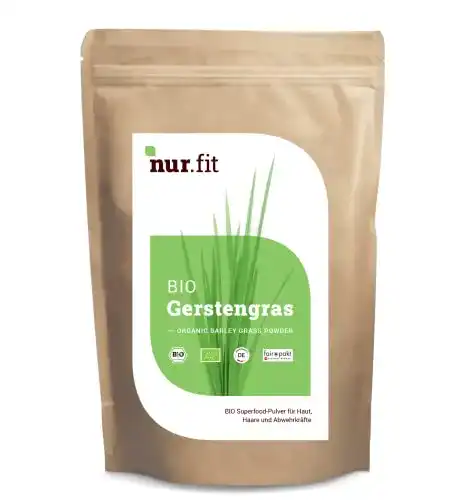 Gerstengras Nurafit nur.fit by BIO Pulver 500g – rein natürlich