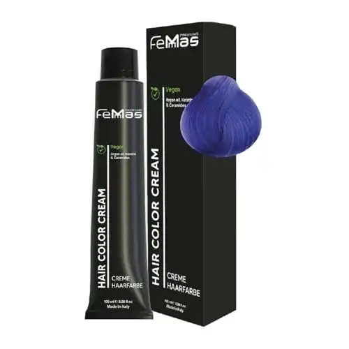 blaue Haarfarbe Femmas Haarfarbe Pure & Mix Blau