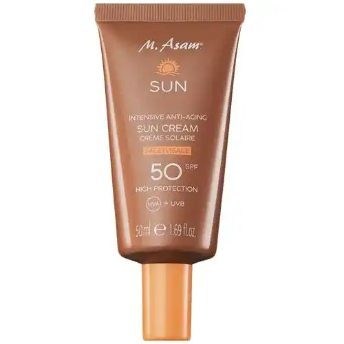 Die beste Sonnencreme Gesicht 50 M. Asam SUN Intensive Anti-Aging 2026 Test Bestseller Sonnencreme Gesicht 50 M. Asam SUN Intensive Anti-Aging