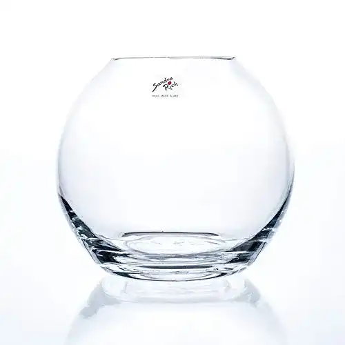 Goldfischglas Sandra Rich Glaskugel, Kugelvase Globe H. 17cm