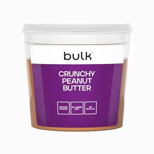 Erdnussbutter Bulk , Crunchy, 1 kg, Verpackung Kann Variieren