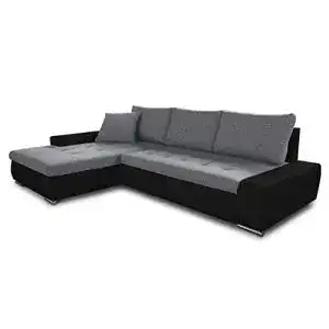 Sofa Sofnet Eck mit Schlaffunktion Faris, mit Bettkasten, Big