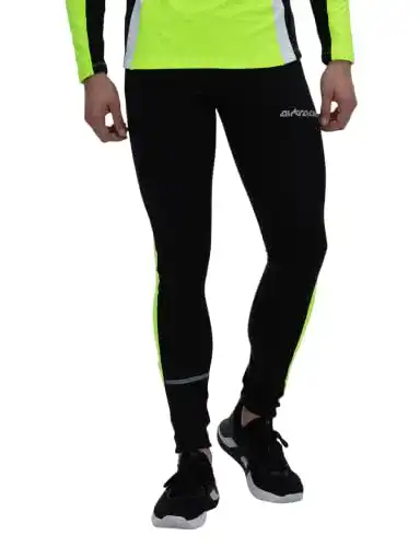 Langlaufhose Airtracks Winter Funktions Laufhose Lang – schwarz