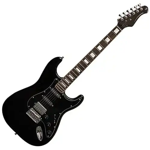 Stagg-E-Gitarre Stagg SES-60 BLK Vintage S E-Gitarre