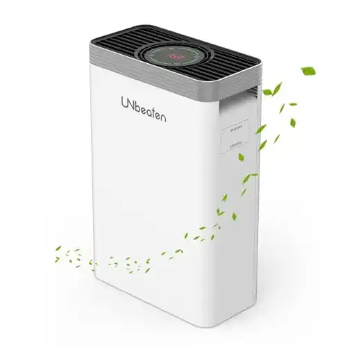 Viren-Ionisator 30 qm UNbeaten Luftreiniger, H13 HEPA Filter