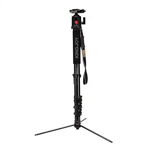 Einbeinstativ mit Standspinne Kingjoy MP408FL freistehend