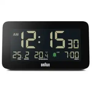 Braun-Wecker Braun Digitaler Wecker mit negativem LCD-Display
