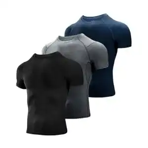 Kompressionsshirt Herren Niksa 3 Stück ,Laufshirt Herren Kurzarm