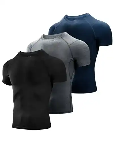 Kompressionsshirt Herren Niksa 3 Stück ,Laufshirt Herren Kurzarm