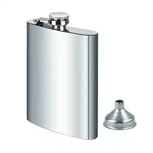 Flachmann DealKits Edelstahl und Trichter, 8oz.227 ml
