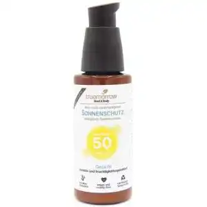 Umweltfreundliche Sonnencreme truemorrow Gesicht LSF 50