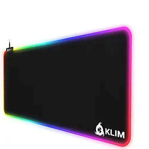 Die beste XXL-Mauspad KLIM Supremacy, extra großes RGB Mauspad 2026 Test Bestseller XXL-Mauspad KLIM Supremacy, extra großes RGB Mauspad