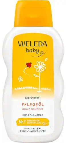 Babyöl WELEDA Baby Calendula Pflegeöl Parfümfrei, 200 ml