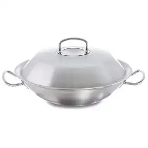 Wok mit Deckel Fissler original-profi collection, Edelstahl, Ø 30 cm