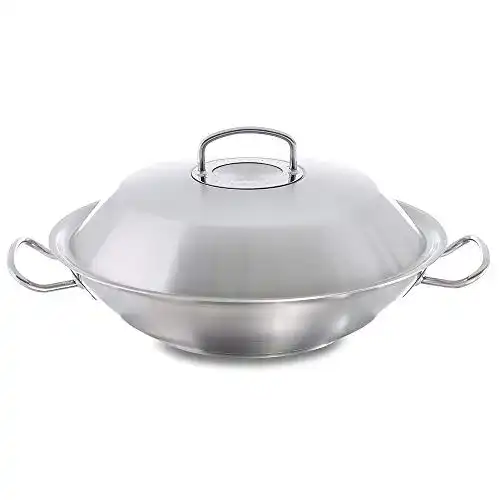 Wok mit Deckel Fissler original-profi collection, Edelstahl, Ø 30 cm