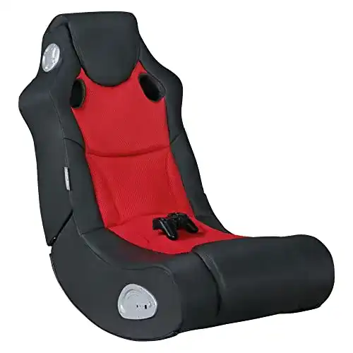 Soundsessel Wohnling Soundchair in Schwarz Rot mit Bluetooth