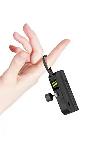 Powerbank-Schlüsselanhänger Bscame Mini Externer Akku