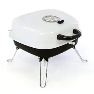 Koffergrill Nexos Mini Koffer-Grill Holzkohlegrill, ca. 34 x 36 cm