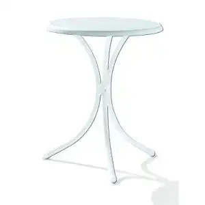 Stehtisch SIEGER 100/W Bistro-Tisch mecalit-Pro-Platte Ø 60 cm