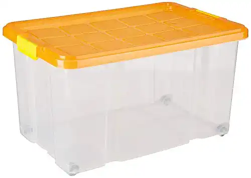 Plastikkisten Unimet 366100 Eurobox mit Deckel, 60 X 40 X 33 cm