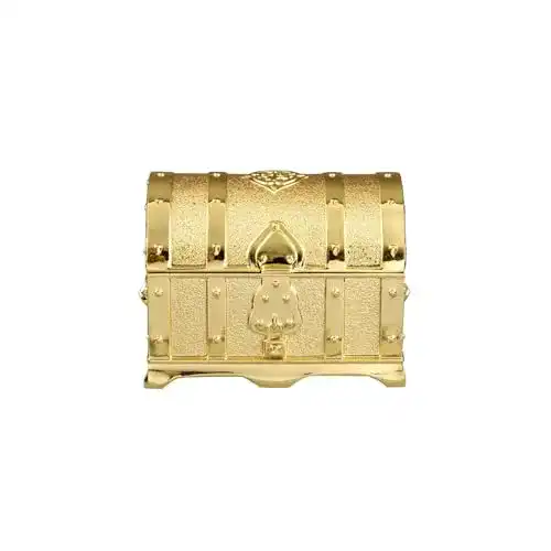 Schatztruhe Feyarl Retro Schatzruhe Gold Schmuckkästchen