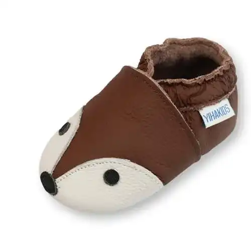 Krabbelschuhe YIHAKIDS Weiche Babyschuhe, 0-6 Monate
