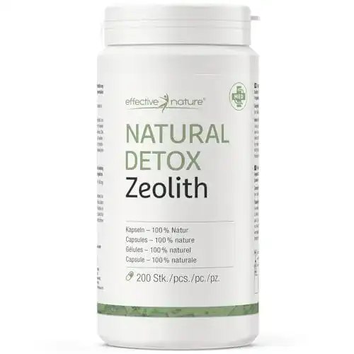 Zeolith-Kapseln effective nature, Zeolith Detox, 144 Kapseln