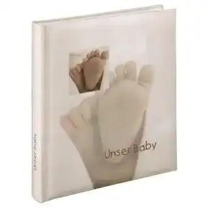Fotoalbum Hama Babyalbum Baby Feel ( mit 60 Seiten sand