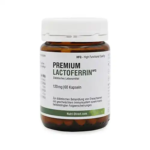 Lactoferrin HFQ 120mg 60 Kapseln magensäureresistent